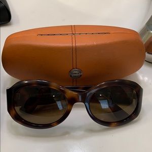 Morgenthal Frederic’s brown sunglasses